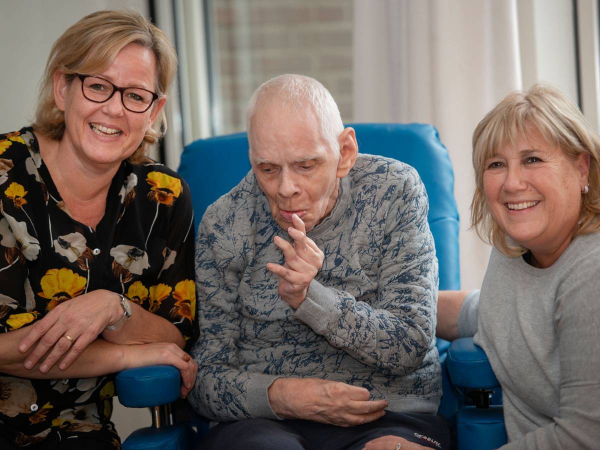 Van links naar rechts: Lisette, Harrie en Marjolein